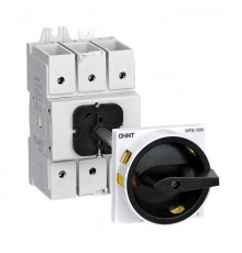 Выключатель-разъединитель NF2-100/3DOBR выносная черная рукоятка с замком упр. для установ. на дверь (R)  324145  CHINT