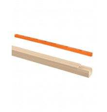 Кабель-канал 12х12 (12 шт по 2 м) "ЭКО" 3D сосна (розн.упак.)  SQ0402-3301  TDM