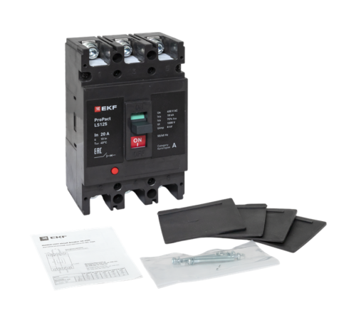 Выключатель автоматический LS125 18кА 3P 20А ProPact  mccb-125-18-3-20-ls  EKF