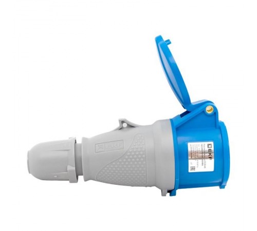 Розетка переносная 213 2Р+РЕ 16А 220В IP44 EKF PROXIMA  ps-213-16-220-PRO  EKF