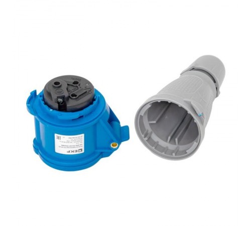 Розетка переносная 213 2Р+РЕ 16А 220В IP44 EKF PROXIMA  ps-213-16-220-PRO  EKF