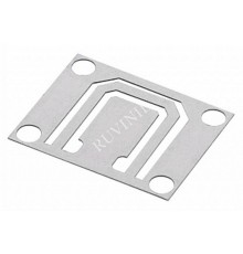 Держатель монтажный универсальный одинарный 36х46 мм для кабельного канала и кабеля  ДМУ-1  Рувинил