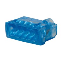 Пружинный клеммник Nylbloc auto для 5 клемм - 24 A - 450 В~ - синий  034325  Legrand