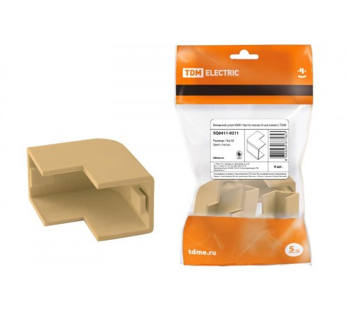 Внешний угол КМН 16х16 сосна (4 шт./комп.)  SQ0411-0211  TDM