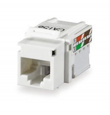 RJ-45 Модуль инф.розетки 110/Krone 5e кат.,бел.   87545  Ecoplast