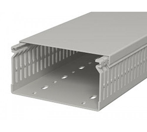 Распределительный кабельный канал LK4 N 60x120x2000 мм (ПВХ,серый) (LK4 N 60120)  6178213  OBO Bettermann