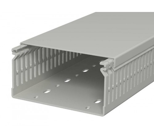 Распределительный кабельный канал LK4 N 60x120x2000 мм (ПВХ,серый) (LK4 N 60120)  6178213  OBO Bettermann