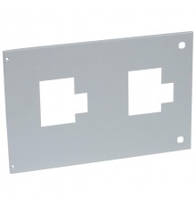 Металлическая лицевая панель - XL3 4000 - для 2 DPX 250 съёмного исполнения - для АВР с моторными приводами  021291  Legrand