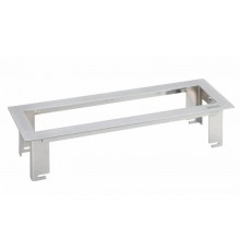 Simon Connect Рамка для установки офиблока Лайн на 4 механизма, К45, сталь  KSF134-8  Simon