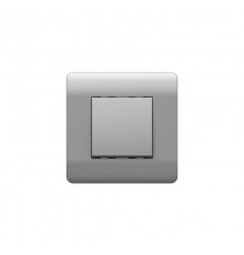 Переключатель 1-клавишный, 10А, серебряный(NEW3-E)  431383  CHINT