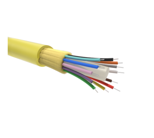 Кабель волоконно-оптический DT OS2,9/125 мкм,16 волокон в плотном буферном покрытии  RNDTIN9S16LSYL  DKC