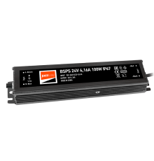 Драйвер для светодиодной ленты LED BSPS 24V 4,160A=100W IP67 3 г.гар.  .5015579  Jazzway