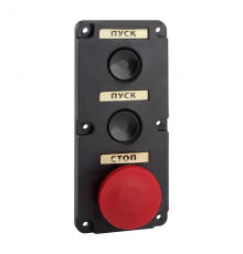 Пост кнопочный ПКЕ 122-3-У2-IP54 (красный гриб)     150743  КЭАЗ