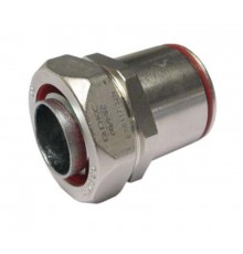 Взрывозащищенная Ex e муфта жесткая труба-металлорукав. DT 16 мм. DN10. Ник. латунь. IP66/67  EX6117-10N  DKC