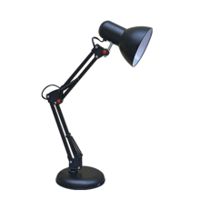 Светильник настольный под лампу СНО-15Ч на основании 60Вт E27 230В ЧЕРНЫЙ (коробка)  4690612012902  IN HOME