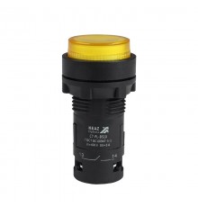 Кнопка с подсветкой OptiSignal Compact D22 C7-PL-B501 желтая 1НЗ 24 В AC/DC XB7NW35B2  362092  КЭАЗ