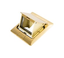 LUK/1.5BR Люк в пол на 1.5 поста(45х45мм), латунь  70016  Ecoplast