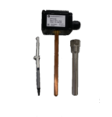 Датчик температуры погружной, 0...+50°С 4...20мА 150мм =15...35В с гильзой 100мм  SPT1C150  SE