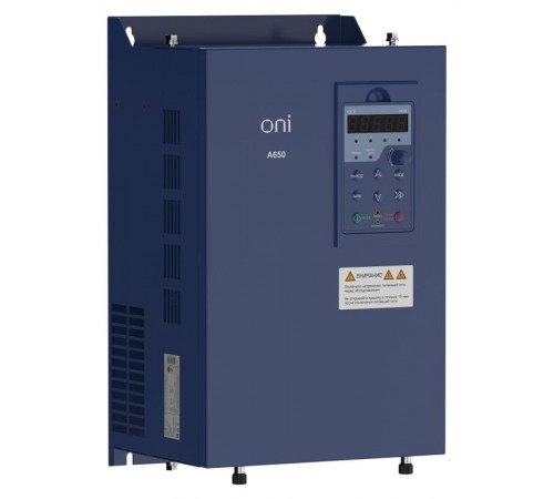 Преобразователь частоты A650 380В 3Ф 37кВт 75А M  A650-33E37TM  ONI