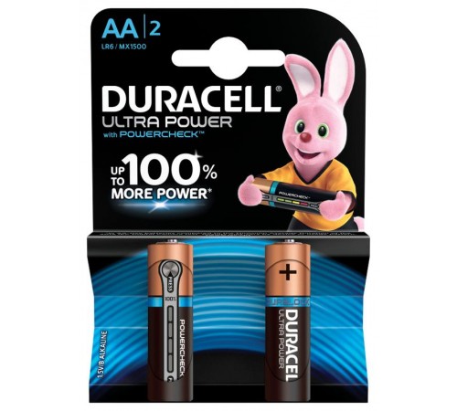 Батарейки Duracell LR6-2BL Ultra  Б0038759  Duracell