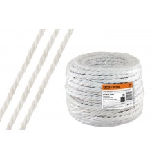 Ретро провод "Эко" 3х2,5 витой ГОСТ белый (20м)  SQ2801-0204  TDM