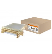 Светильник для ЖКХ невлагозащищенный декоративный под лампу НПБ 01-3х60-111 УХЛ4 "Бонсай-2" сосна 3х60Вт IP20 (490х490х85)  SQ0303-0403  TDM