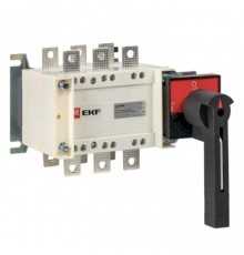 Рубильник-переключатель 160A 3P c рукояткой управления для прямой установки PowerSwitch  pscs-160-3  EKF