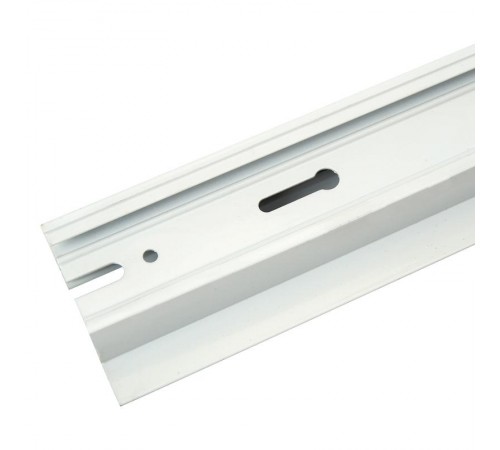 Шинопровод осветительный встраиваемый для трековых светильников, белый, 1м, в наборе токовод, заглушка, крепление, CAB1004  10351  Feron