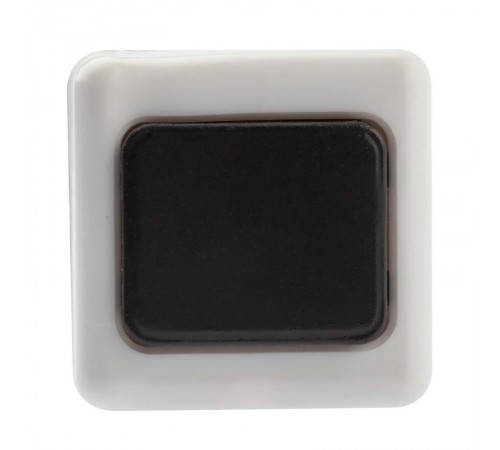 Кнопка дверного звонка   D2 проводного, черная, 1 мелодия  Б0051802  ЭРА