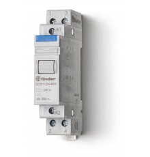 Модульный контактор; 2NO 20А; контакты AgSnO2; катушка 230В АС; ширина 17.5мм; степень защиты IP20 упаковка 1шт.  222282304000PAS  Finder