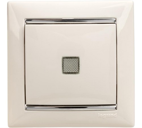 Valena Белый Выключатель 1-клавишный с подсветкой  774410  Legrand