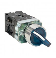 Переключатель BD21 2P c синей подстветкой 24В NO PROxima  xb2-bk21-b-24  EKF