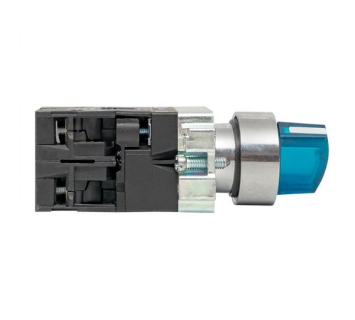 Переключатель BD21 2P c синей подстветкой 24В NO PROxima  xb2-bk21-b-24  EKF