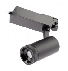 Светильник светодиодный трековый трёхфазный STR-30-99-40K-B20 регулируемый луч 4000K черный  Б0049790  ЭРА
