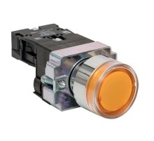 Кнопка BA51 с подстветкой 24В желтая NO PROxima  xb2-bw51-24  EKF