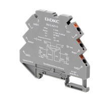 Преобразователь сигнала DSI, 6,2 мм 1 вход 0...20 мА, 1 выход 0...20 мА  DSI-S-A3113  DKC