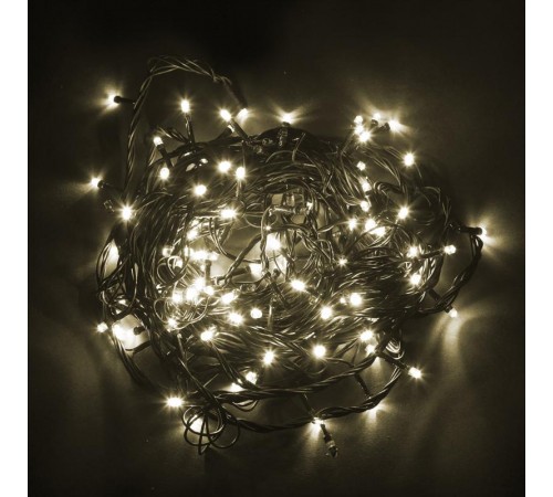 Гирлянда елочная  750 диодов  2700К, CL93   15 веток (5м) + 6м зеленый шнур, IP44  32954  FERON