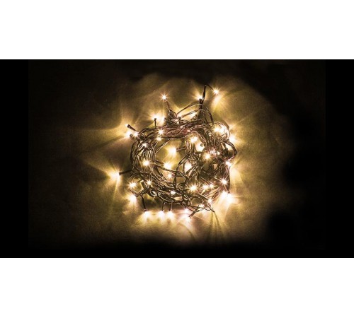 Гирлянда елочная  750 диодов  2700К, CL93   15 веток (5м) + 6м зеленый шнур, IP44  32954  FERON