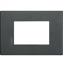 Axolute. Рамка Air, итальянский стандарт 3 мод. Цвет "Эклипс"  HW4803XN  Legrand