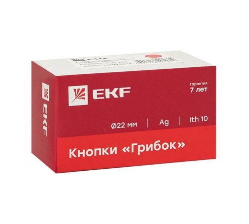 Кнопка BS542 поворотная красная грибок NC IP65 PROxima  xb2-bs542-65  EKF