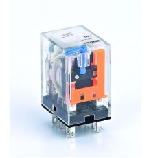 Пром. реле 2 к. с LED и TEST 5А 24В DC  23839DEK  DEKraft