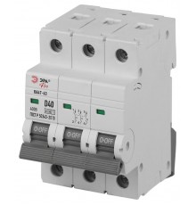 Автоматический выключатель  PRO VA63-3P40D4.5 ВА47-63 3P 40А кривая D 4,5кА   Б0059481  ЭРА