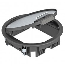 Лючок GESR4U (универсальный) 6xModul45 (полиамид,черный) (GESR4 U 9011)  7405440  OBO Bettermann