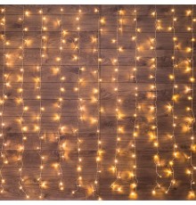 Гирлянда "Светодиодный Дождь"  1,5х1,5м, свечение с динамикой, прозрачный провод, 230 В, диоды ТЕПЛЫЙ БЕЛЫЙ  235-036  NEON-NIGHT