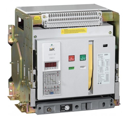 Выкл. авт. ВА07-М комб. расц. выдвиж. 3Р 2500А Icu=80кА   SAB-3200-KRV-3P-2500A-80  IEK