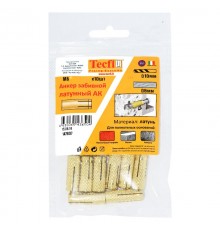 Анкер забивной латунный M8 (10 шт) - пакет  147637  Tecfi