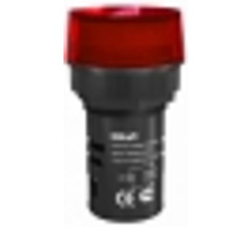 Лампа комм. ADDS 22 мм Цвет:КРАСНЫЙ LED 220В ЛK-22 a  25003DEK  DEKraft
