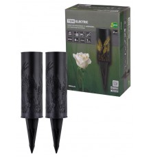 Набор светильников СС "Колосок" на солнечных батареях, сталь, 6х27 cм, 2 шт,  SQ0330-0109  TDM