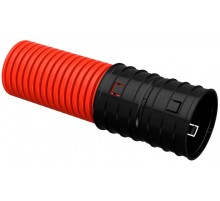 ELASTA Труба гофр. двустенная жесткая ПНД d=125мм (5,7м)  ET-TG13-212-125-D57-K04  IEK