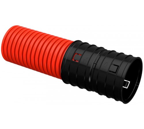 ELASTA Труба гофр. двустенная жесткая ПНД d=125мм (5,7м)  ET-TG13-212-125-D57-K04  IEK